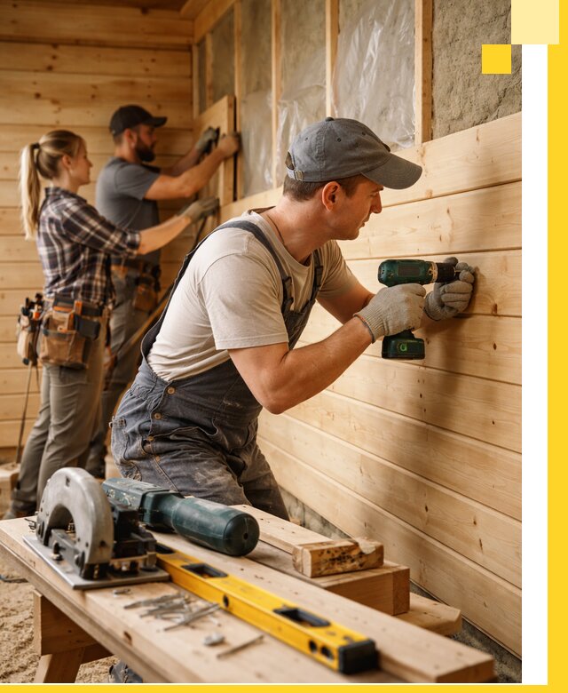 Обшивка бань под ключ в Сальске: отделка стен и потолков