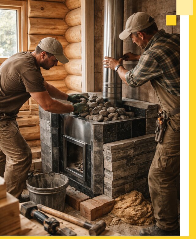 Строительство и отделка русских бань под ключ в Сальске