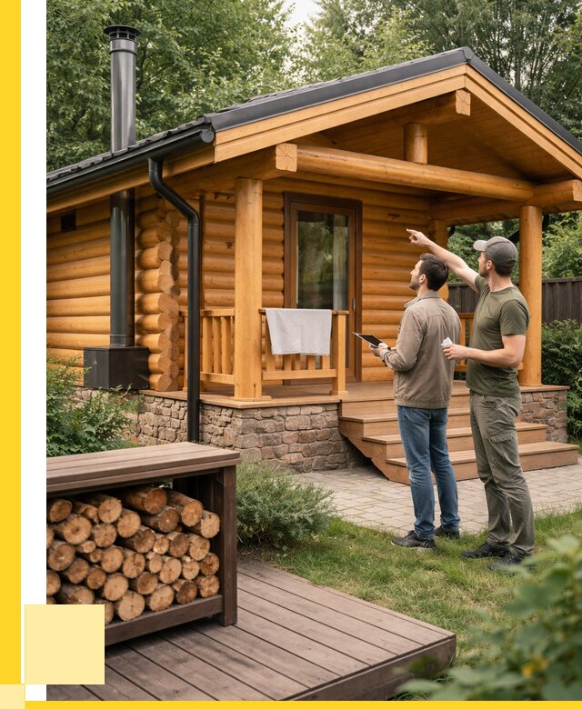 Бани для дачи под ключ в Сальске от 254200 р. | ЭриданСлс