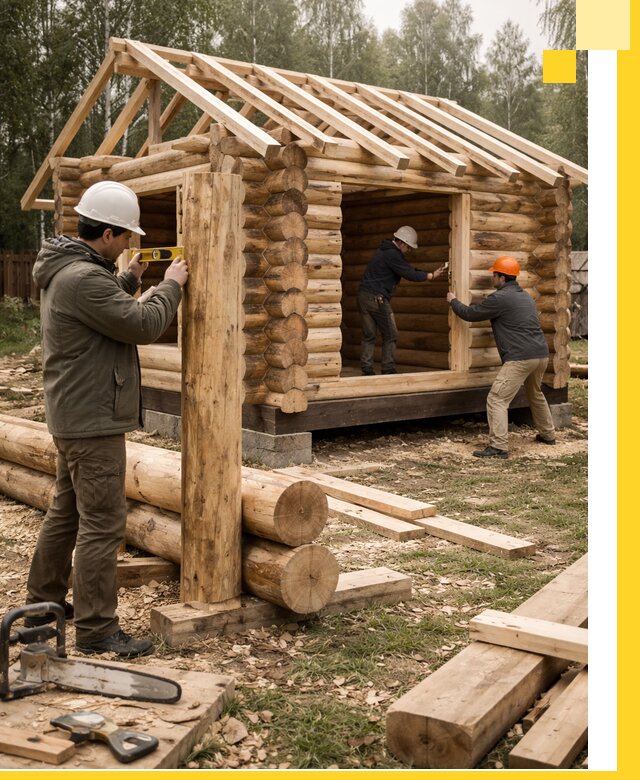 Строительство бань для дачи под ключ в Сальске с доставкой и монтажом