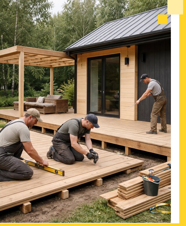 Строительство бань с террасой и бассейном под ключ в Сальске