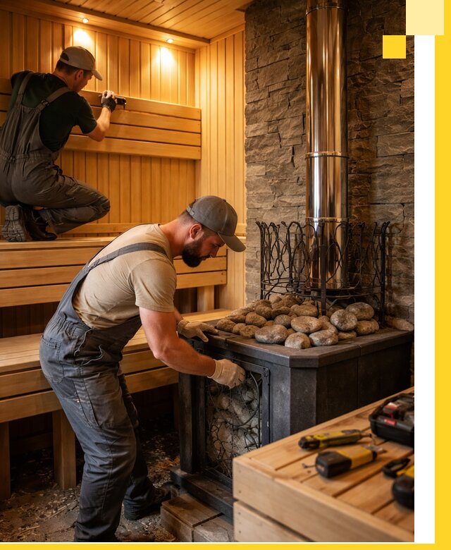 Комплексный дизайн бань, саун и зон отдыха в Сальске