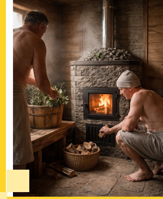 Банные печи под ключ в Сальске от 45756 р. | ЭриданСлс кирпичная