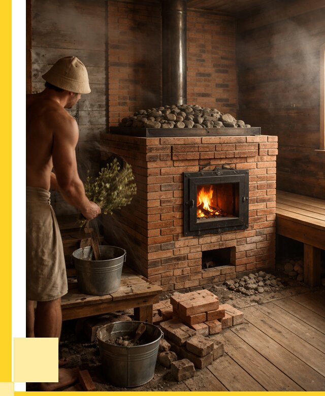 Кирпичные банные печи в Сальске от 91512 р. | ЭриданСлс