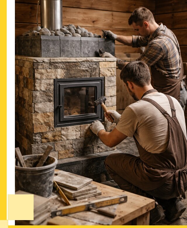 Облицовка банной печи в Сальске от 15252 р. | ЭриданСлс