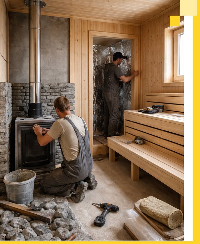 Строительство и изготовление бань под ключ в Сальске