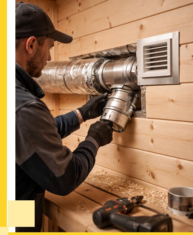 Монтаж вентиляции бани в Сальске от 12202 р. | ЭриданСлс