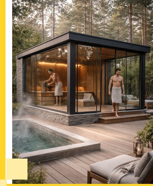 Стеклянные бани и двери в Сальске от 457560 р. | ЭриданСлс