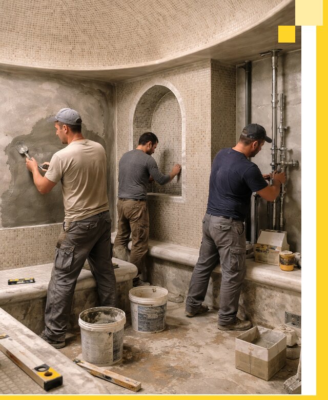 Профессиональный монтаж хамамов под ключ в Сальске с гарантией