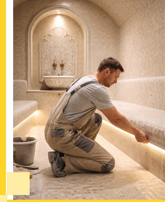 Отделка хамамов под ключ в Сальске от 5592 р. | ЭриданСлс