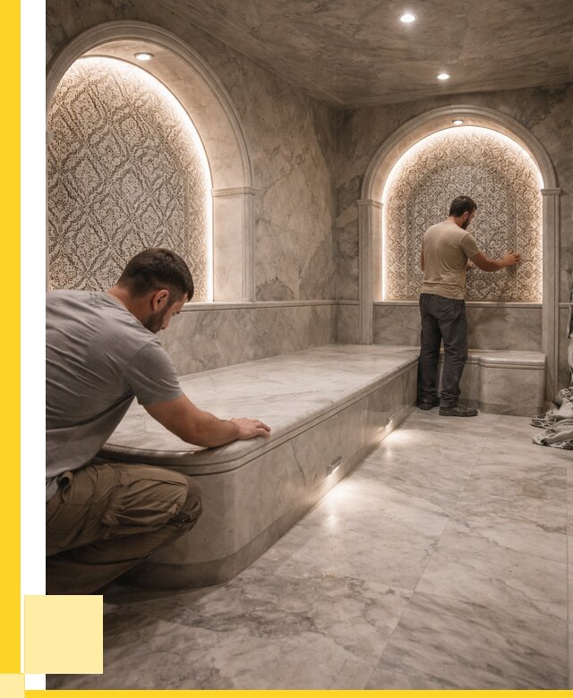 Турецкие бани под ключ в Сальске от 254200 р. | ЭриданСлс