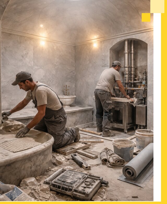 Строительство турецких бань хаммам под ключ в Сальске