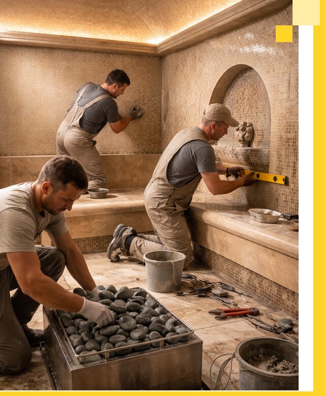 Проектирование и строительство хамама и сауны в Сальске