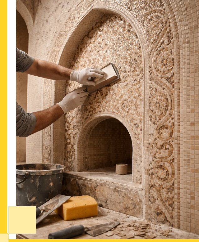 Мозаика для хамама в Сальске под ключ от 5084 р. | ЭриданСлс