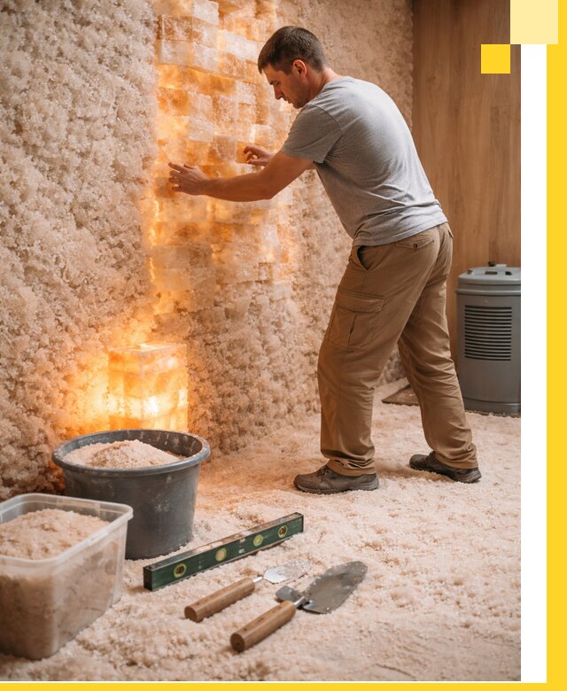 Проектирование и монтаж соляных комнат в Сальске под ключ