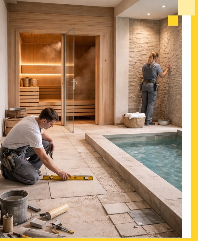 Комплексный дизайн и отделка интерьеров SPA под ключ в Сальске